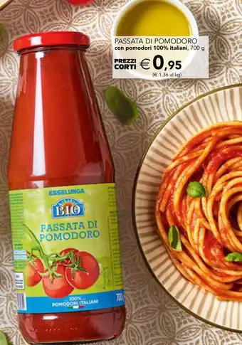 Esselunga Passata di pomodoro con pomodori 100% italiani offerta