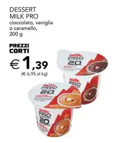 Esselunga Dessert milk pro cioccolato, vaniglia o caramello offerta