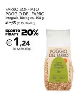 Esselunga Farro soffiato poggio del farro integrale, biologico offerta