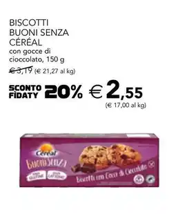 Esselunga Biscotti buoni senza céréal offerta