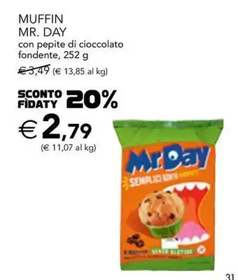 Esselunga Muffin mr. day offerta