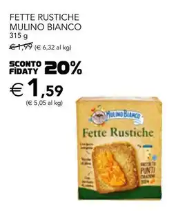 Esselunga Fette rustiche mulino bianco offerta