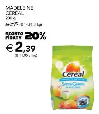 Esselunga Madeleine céréal offerta