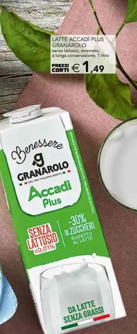 Esselunga Latte accadì plus granarolo offerta