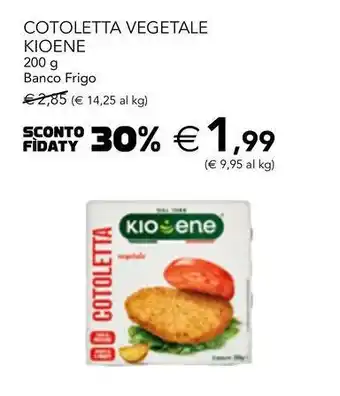 Esselunga Cotoletta vegetale kioene offerta