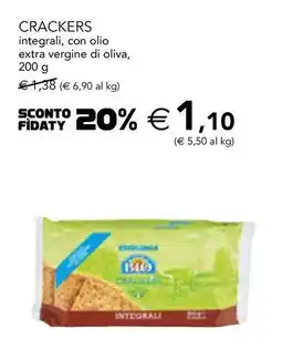 Esselunga Crackers integrali, con olio extra vergine di oliva offerta