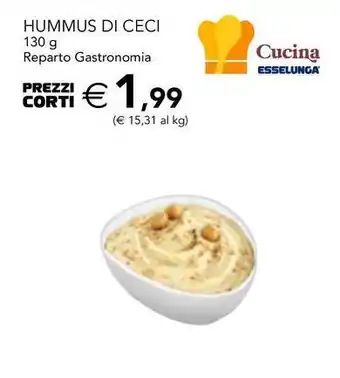 Esselunga Hummus di ceci offerta