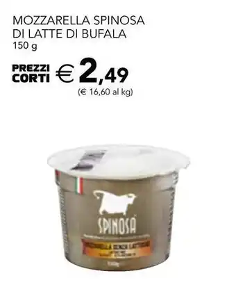 Esselunga Mozzarella spinosa di latte di bufala offerta