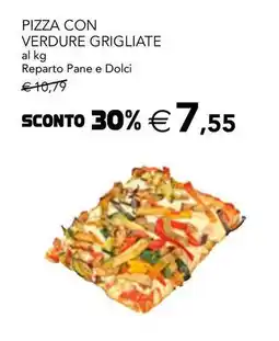 Esselunga Pizza con verdure grigliate al kg reparto pane e dolci offerta