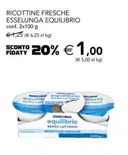 Esselunga Ricottine fresche esselunga equilibrio offerta