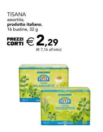 Esselunga Tisana assortita, prodotto italiano, 16 bustine offerta