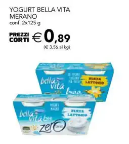 Esselunga Yogurt bella vita merano offerta