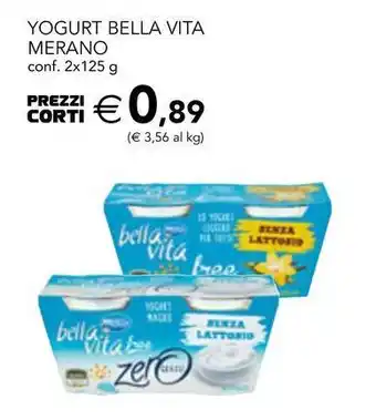 Esselunga Yogurt bella vita merano offerta