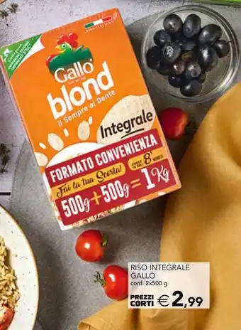 Esselunga Riso integrale gallo offerta