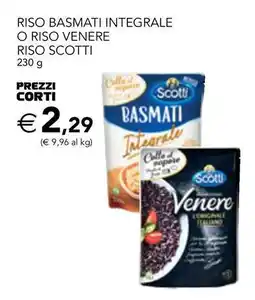 Esselunga Riso basmati integrale o riso venere riso scotti offerta