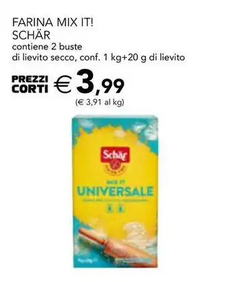 Esselunga Farina mix it! schär offerta