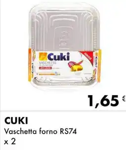 Iper Tosano Cuki Vaschetta forno RS74 x 2 offerta