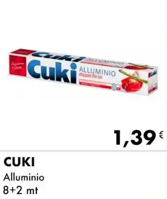 Iper Tosano Cuki alluminio 8+2 mt offerta