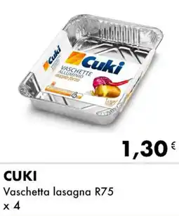 Iper Tosano Cuki vaschetta lasagna r75 x 4 offerta