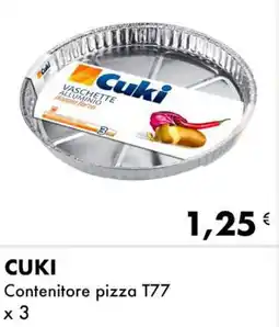 Iper Tosano Cuki contenitore pizza t77 x 3 offerta