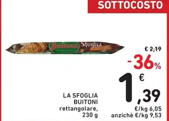 Spazio Conad La sfoglia buitoni rettangolare, offerta