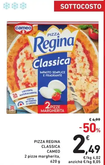 Spazio Conad Pizza regina classica cameo 2 pizze margherita, offerta