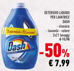 Conad Detersivo liquido per lavatrice dash offerta