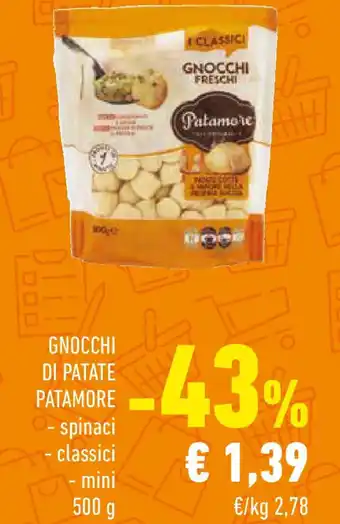 Conad Gnocchi di patate patamori offerta