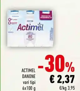 Conad Actimel danone offerta