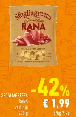 Conad Sfogliagrezza rana offerta