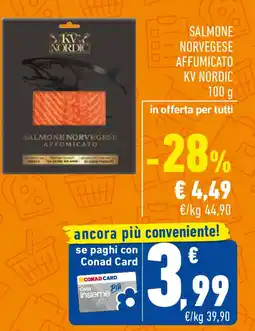 Conad Salmone norvegese affumicato kv.c nordic offerta