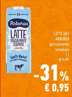 Conad Latte uht arborea parzialmente scremato offerta