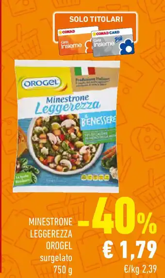 Conad Minestron leggerezza orogel offerta