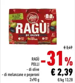 Conad Ragù polli offerta