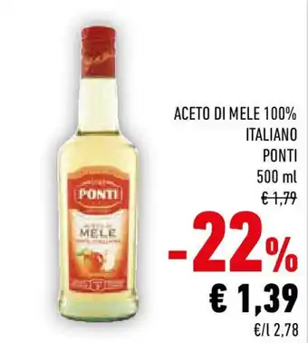 Conad Aceto di mele 100% ponti offerta