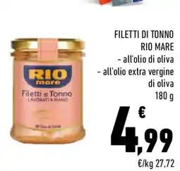 Conad Filetti di tonno rio mare offerta