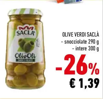 Conad Olive verdi saclà offerta