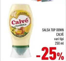 Conad Salsa top down calvé offerta