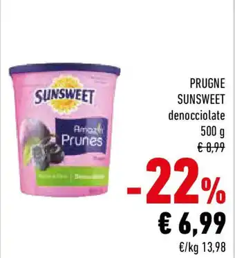 Conad Prugne sunsweet denocciolate offerta