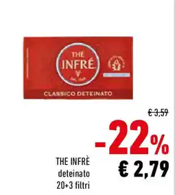 Conad The infrè deteinato 20+3 filtri offerta