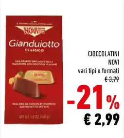 Conad Cioccolatini novi offerta