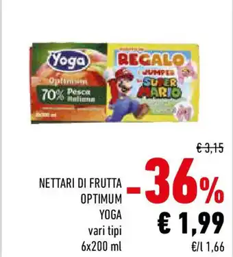 Conad Nettari di frutta optimum yoga offerta