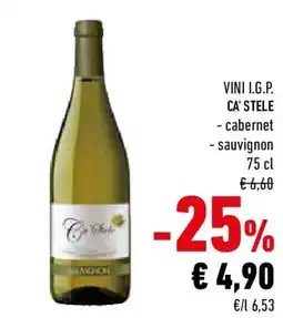 Conad Vini i.g.p. ca' stele offerta