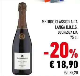 Conad Metodo classico alta langa d.o.c.g. duchessa lia offerta