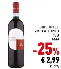 Conad Dolcetto d.o.c. monferrato capetta offerta