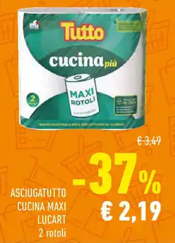 Conad Asciugatutto cucina maxi lucart 2 rotoli offerta