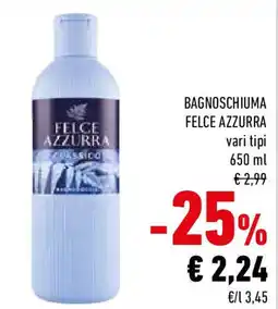 Conad Bagnoschiuma felce azzurra offerta