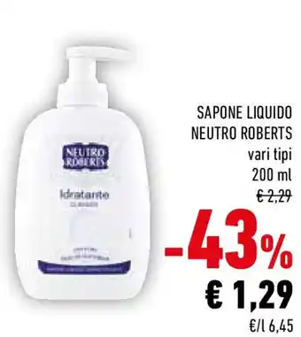 Conad Neutro roberts sapone liquido neutro roberts offerta