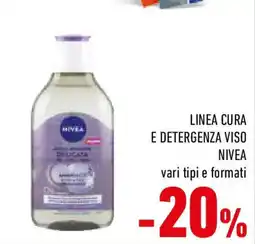 Conad Linea cura e detergenza viso nivea vari tipi e formati offerta