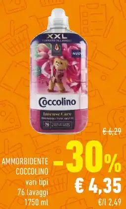 Conad Ammorbidente coccolino offerta